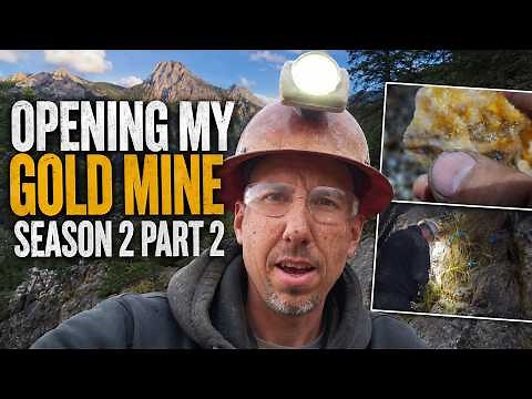 Gold, Tellurides, and a Blaster’s Nightmare Underground! Opening My Gold Mine Season 2, Part 2