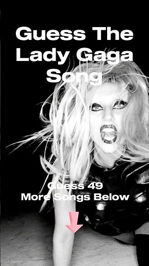Guess The Lady Gaga Song! #ladygaga #music #guessthesong