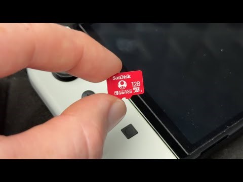 Where is the MicroSD Card on Nintendo Switch | Nintendo Switch Oled