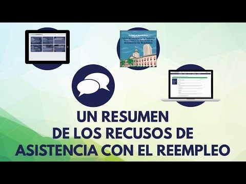 Un resumen de los recursos de asistencia con el reempleo