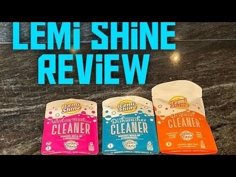 Lemi Shine Dish Washer, Washing Machine and Disposal Cleaner Review and Demo.