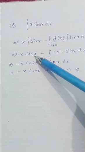 Integration by parts#calculus #maths #integration #shortsfeed #trending