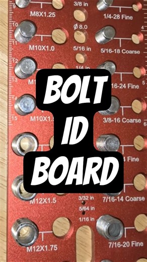 Bolt Identifier Board – Fastest Way to Find Bolt Size