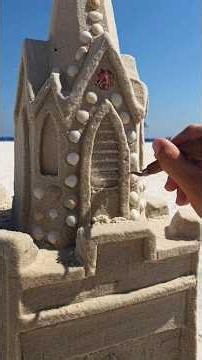 I didn't like it anyway... #asmr #satisfying #sand #sandasmr #sandcastle