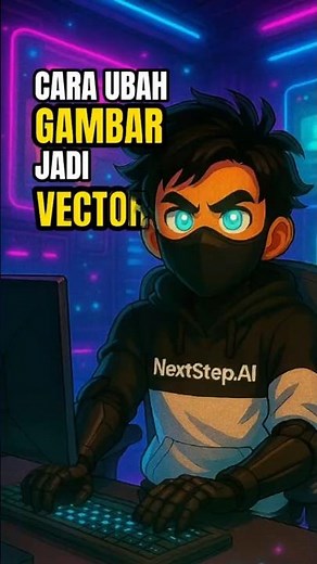 ubah foto jadi vector otomatis #ai #aitools #vector #belajarai