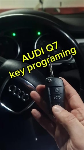 AUDI Q7. 2007. Key programing. Locksmith. Duplicado llave de coche en Alicante. Дубликат авто ключа. #audi #key #Alicante #Locksmith #Q7