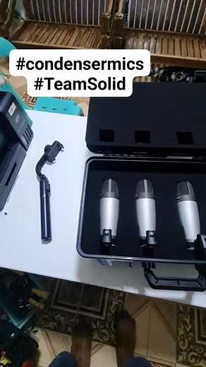 Samson c01 and c03 condenser mics at #TeamSolid | Solidstate Lights and Sound Rental