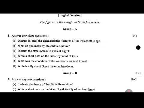 CU 4th Semester History Minor 2 Question paper 2025 | MINOR-2 (MN2) History General Suggestion 2025
