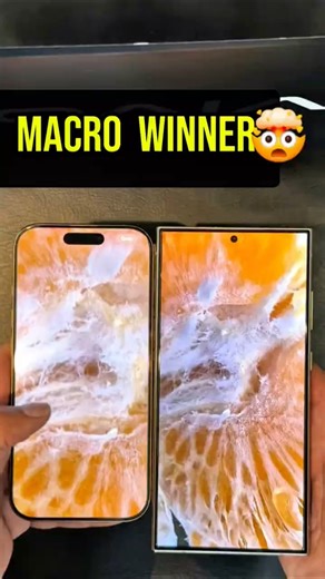 Apple vs Samsung 🍊 Macro Test You Didn’t Expect
