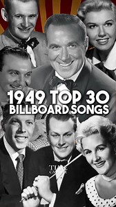 16K views · 496 reactions | 1949 Top 30 Billboard Songs | Amazing Time Capsule | Facebook