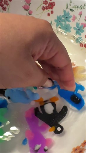 Had so much fun making squishies ✨ #magicwaterelf #squishymaker #squishy #craftswithkids