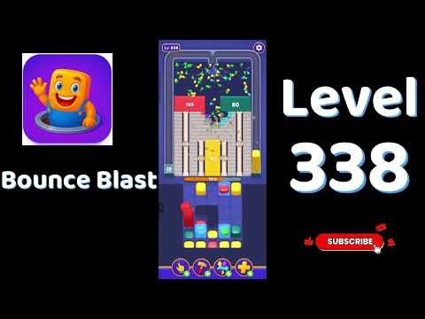 Bounce Blast Level 338 Walkthrough 🎮💥 | Tricky Ball Puzzle Solution | Go Answer