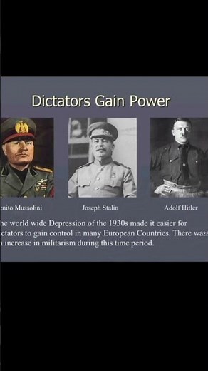 How Did WW2 Dictators Rise to Power?