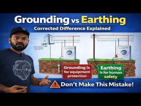 Grounding vs Earthing vs Neutral (N, E & P) – Full Practical Explanation