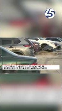 Neighbors demand answers after 15-year-old arrested for shooting in Middle River