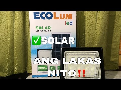 SOLAR LIGHT | ECOLUM | SOLAR FLOOD LIGHT