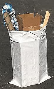 Sandbaggy Large Sandbags - Size: 31" x 45" - Thick Heavy Duty Contractor Bags, Heavy Duty Garbage Bags, Dumpster Bag, Construction Trash Bags, Contractor Bags 6 mil (1)
