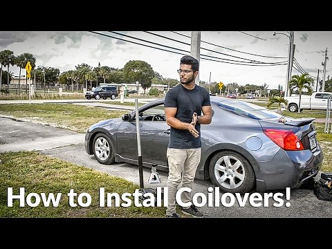 How to Install Coilovers | Nissan Altima Coupe