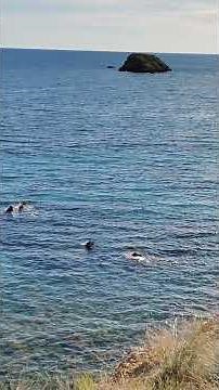 Visiting the nudist beach of Bolnuevo in Murcia.