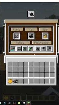 HOW TO EQUIP weapon/hat/misc and toggles of the MINECRAFT HEXEREI CROW