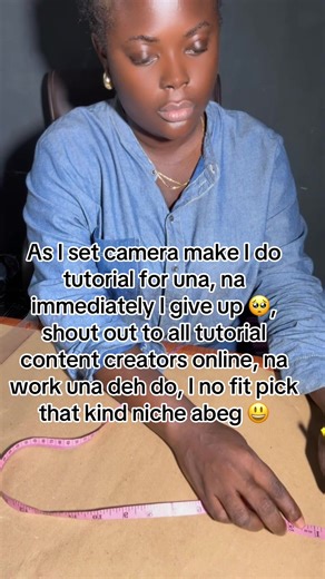 To those saying I should try and drop tutorial to get more followers, omoh make una advise me to do something else, I’m too selfish to pass through all that for free, our march batch is ongoing, enroll with us and learn from us#relatable #fashiondesignerinosogbo #priscafabstyles #fashiondesignersinosun #contentcreation