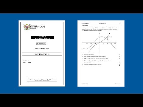 Prelim 2020 Trigonometry Functions & Graphs Grade 12 Mathematics P2 Past Paper