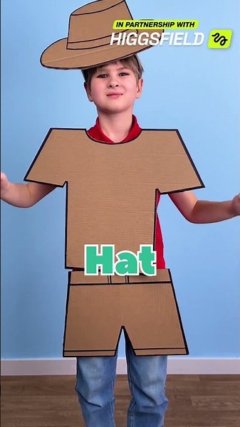 Fun Cardboard Clothes! 📦✨ What Am I Wearing?! 👕🤩