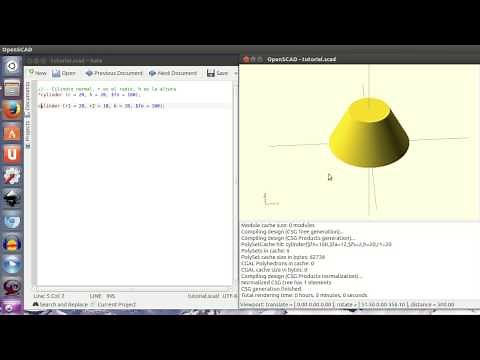 OpenSCAD 2 Tutorial: Pyramids are Cylinders! (2/28)
