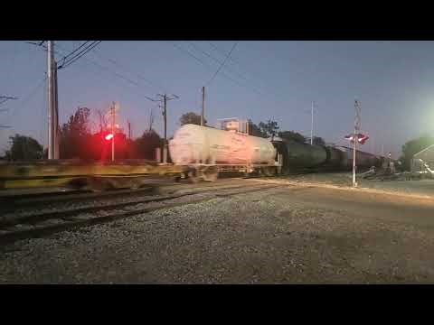 HiDef-CSX M361 with 148 Cars Passing through Glenwood Indiana.