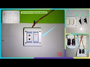 How to Make a TV Socket Board at Home | DIY Electric Socket with Switch | Simple Electrical Project