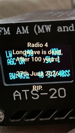 Radio 4 Longwave is dead after 100 years.