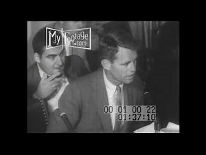 1957 Robert F Kennedy Interrogates Jimmy Hoffa