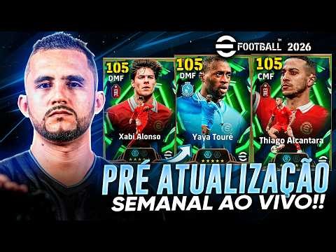 🚨 PRÉ ATUALIZAÇÃO SEMANAL AO VIVO | JOGANDO A CLASSIFICATÓRIA PARA O COMBINASHIPS OPEN | EFOOTBALL