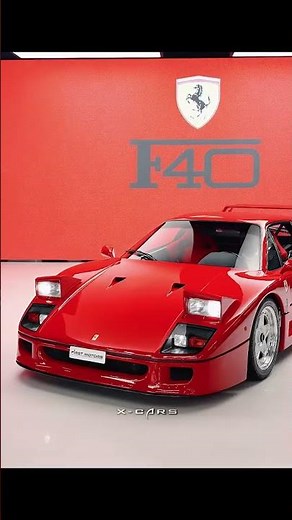 Ferrari F40: Iconic Supercar Born from Racing Legacy#Ferrari