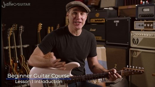 JustinGuitar 初学者课程 1 级介绍
