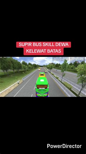 Supir Bus Skill Dewa Kelewat Batas #bussimulatorindonesia #bussid