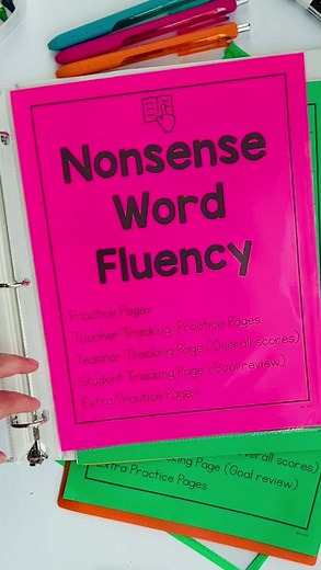 Nonsense words are a great way for students to practice decoding! They also can improve reading fluency as work on accuracy and speed. #readingtipsforteachers #readingintervention #phonicsforkids