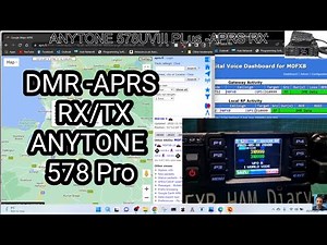 DMR APRS -ANYTONE 578/878 with APRS FI