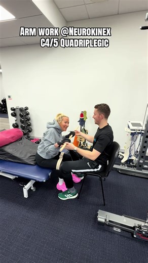 I was paralysed 21 years ago after a man did a backflip of a balcony above me in a nightclub. It takes me two hours to travel to Neurokinex at Gatwick for my physiotherapy sessions and I absolutely love every minute. Next time you go to the gym and moan, think how lucky you are that regular gyms are everywhere! Keep pushing Keep going Never give up! ##lollymck #f#ff#fyf#fyys#spinalcordinjury