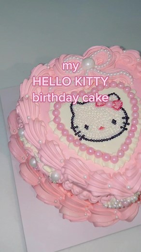 Hello Kitty Birthday Cake | Vintage Aesthetic