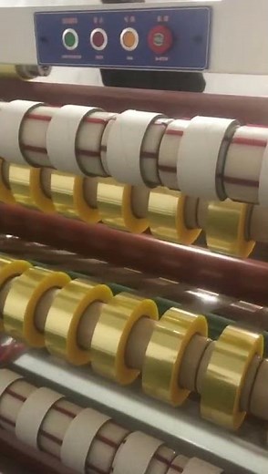 New design full set OPP adhesive cello tape jumbo roll slitting winding slitter winder machine line