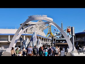 Magic Kingdom Tomorrowland Entrance Sights & Sounds in 8K | Walt Disney World Orlando Florida 2023