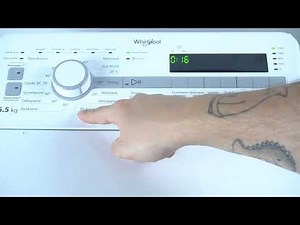 Washing Machine Whirlpool - Programs Overview | Detailed Program Guide | TDLR 65230S