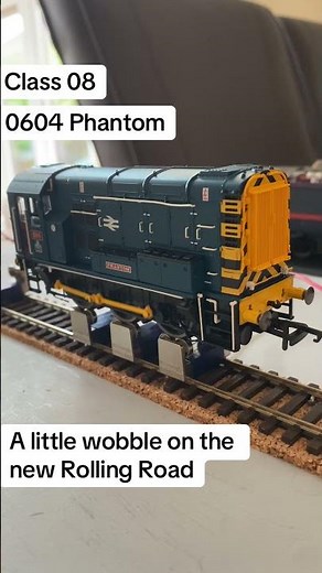 Running in the Class 08 Shunter on the New Rolling Road! 🚂💨 #dccconcepts #modelrailwaylayout