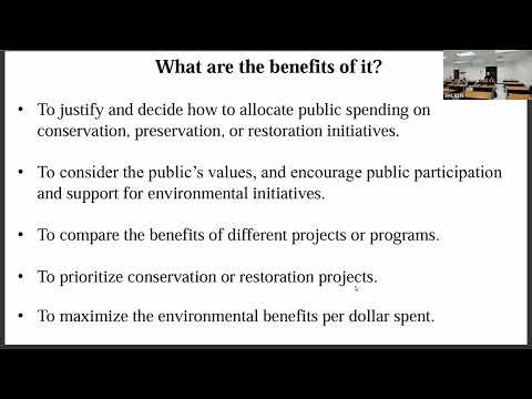 Valuation for Ecosystem Services
