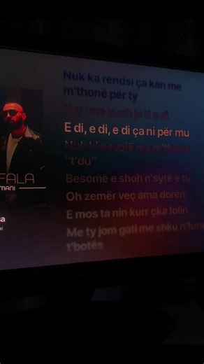 Oh zemer veç ama doren 😍#applemusic #lyrics #albania🇦🇱 #viral