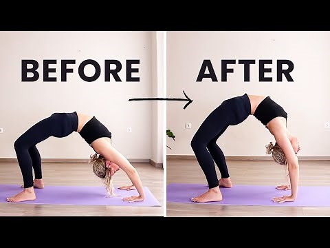 Improve your bridge pose | wheel pose for beginners