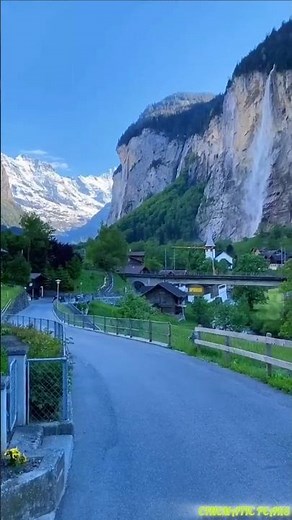 Switzerland Village Cinematic View 🇨🇭✨ | Most Beautiful Place in the World#switzerland#travel