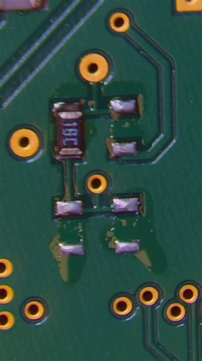 Satisfying Micro-Soldering: Watch Me Swap Tiny Components on a PCB 🤯 #shorts #amazing #mobile