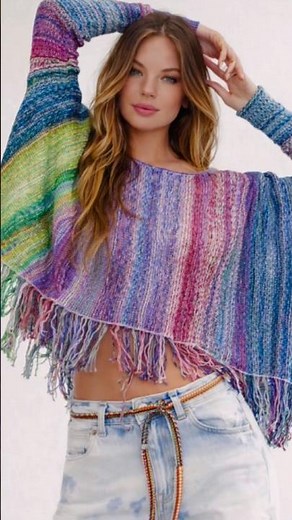 Easy and simple! 💘 Let's knit a jumper together using REMAINDER yarn!